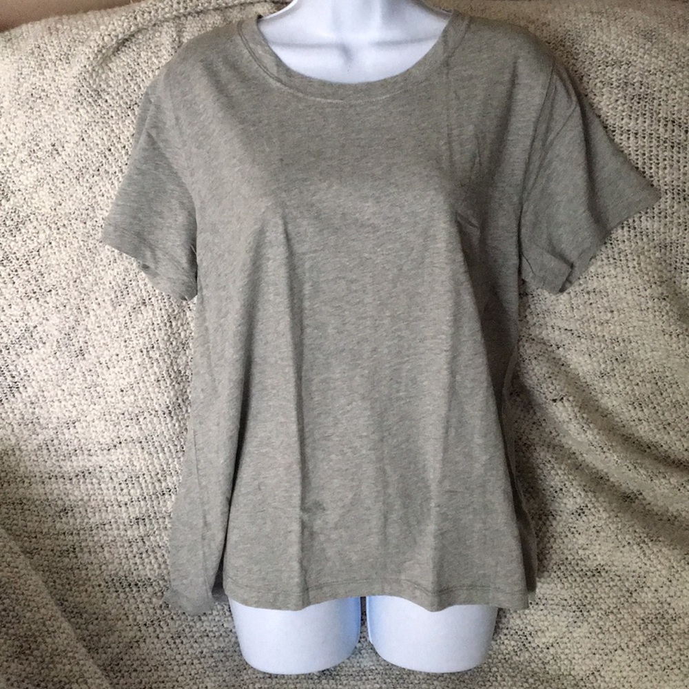 J Crew Cotton Crewneck Girlfriend Tee Size XL NWT - Picture 3 of 9